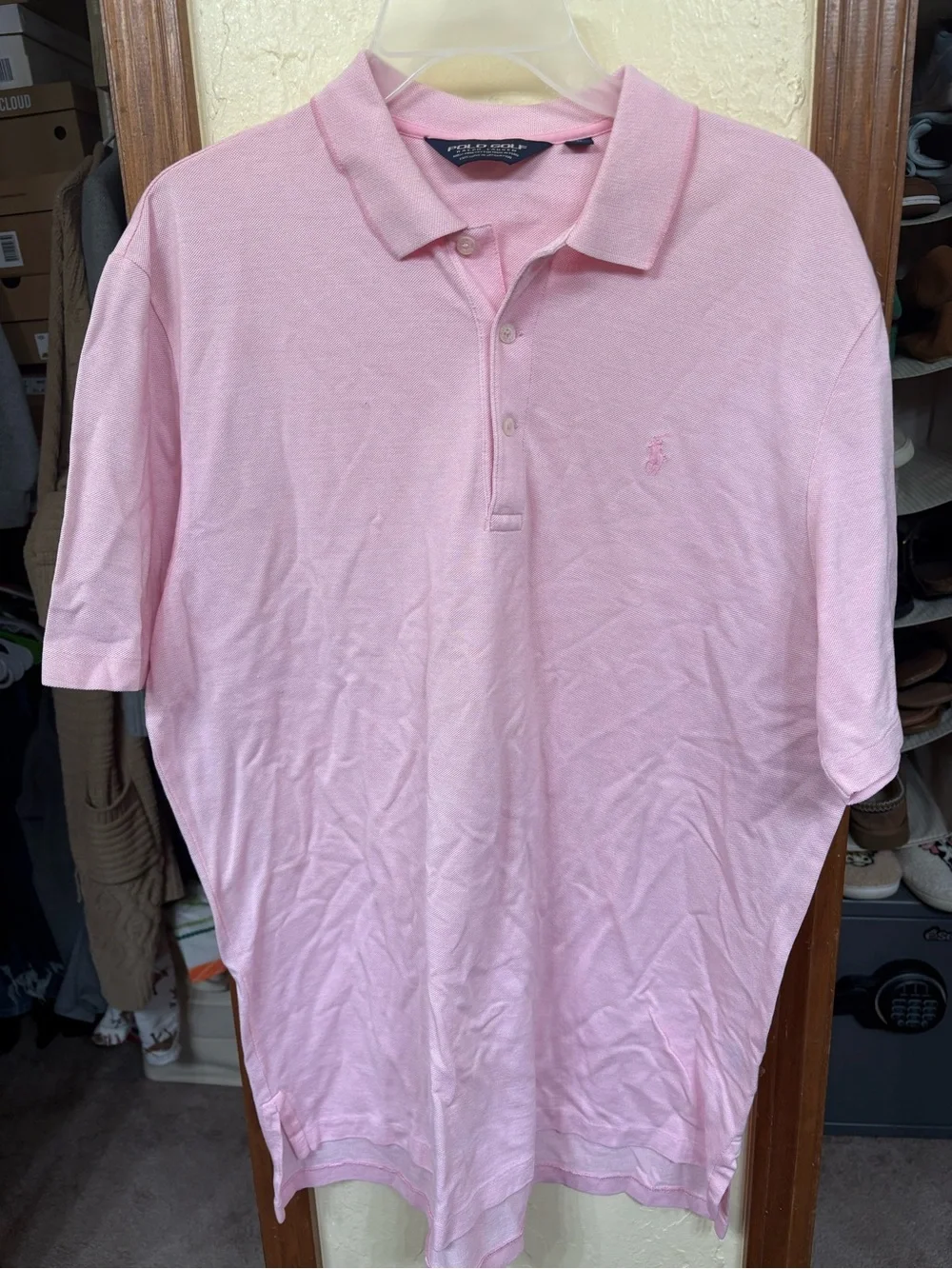 Ralph Lauren Men’s Pink Polo Golf Shirt